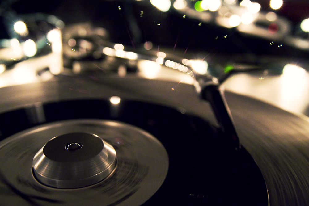 ダブプレートを再生する様子